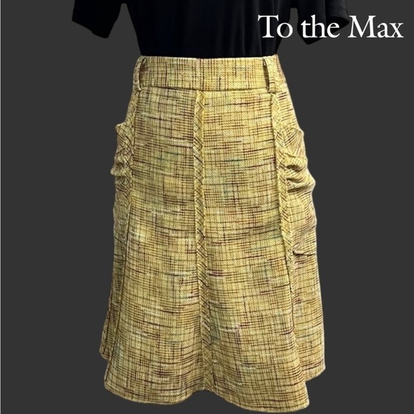 To The Max (NWOT) Women’s Tweed A-Line fully lined Skirt Size 10 - Picture 16 of 16